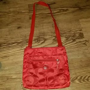 Coach Cross body Red Bag